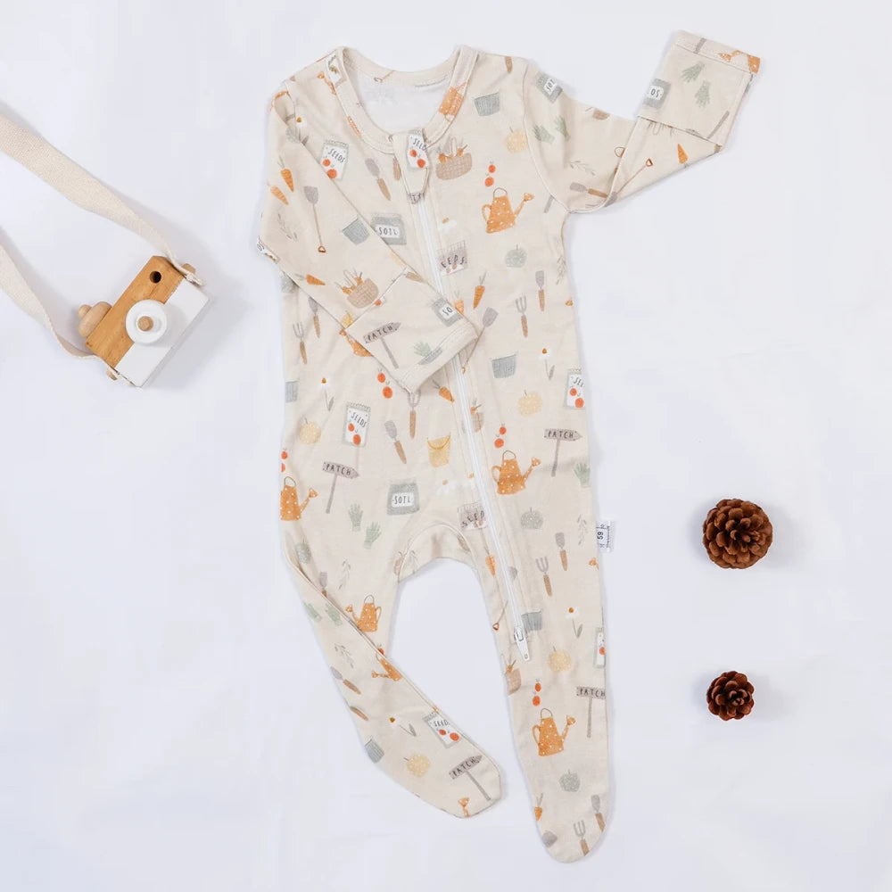 Bamboo Cotton Baby Coverall