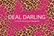 Deal Darling Cheetah Print Hero Banner