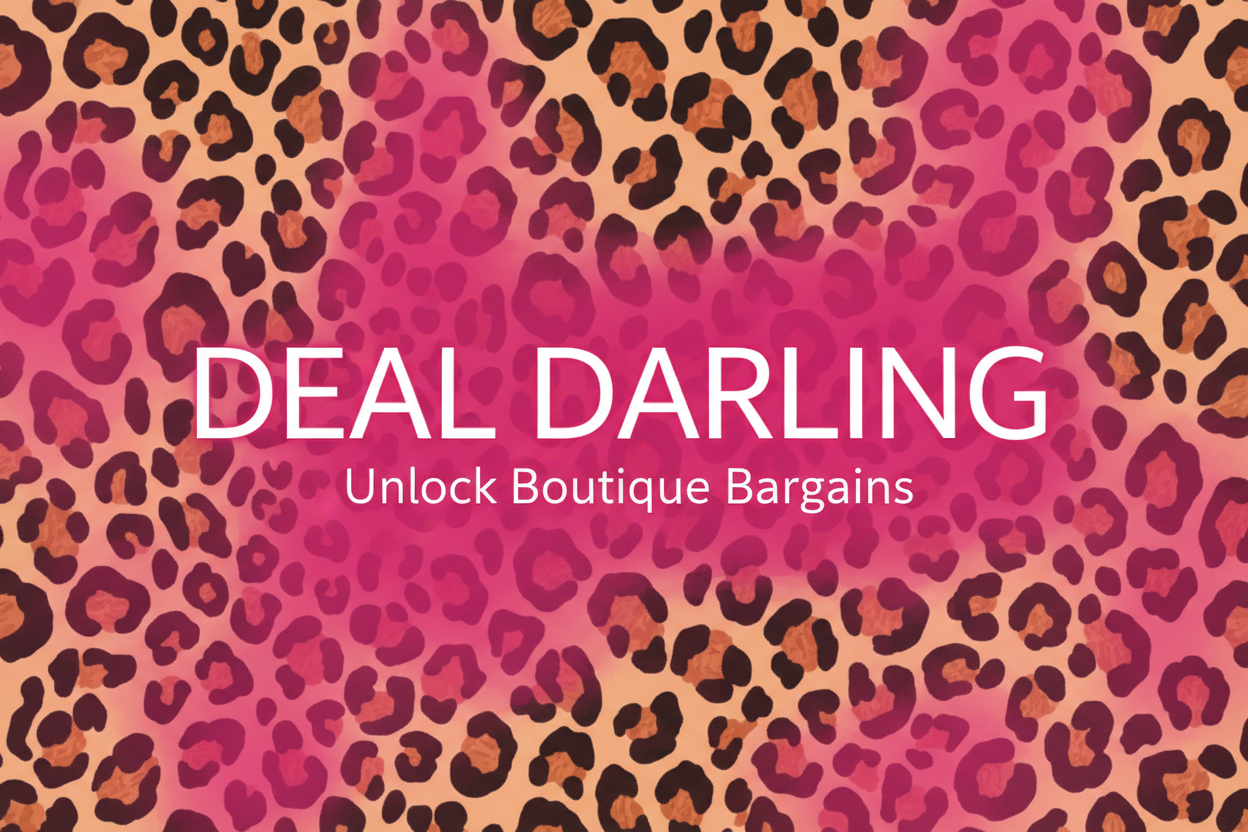 Deal Darling Cheetah Print Hero Banner